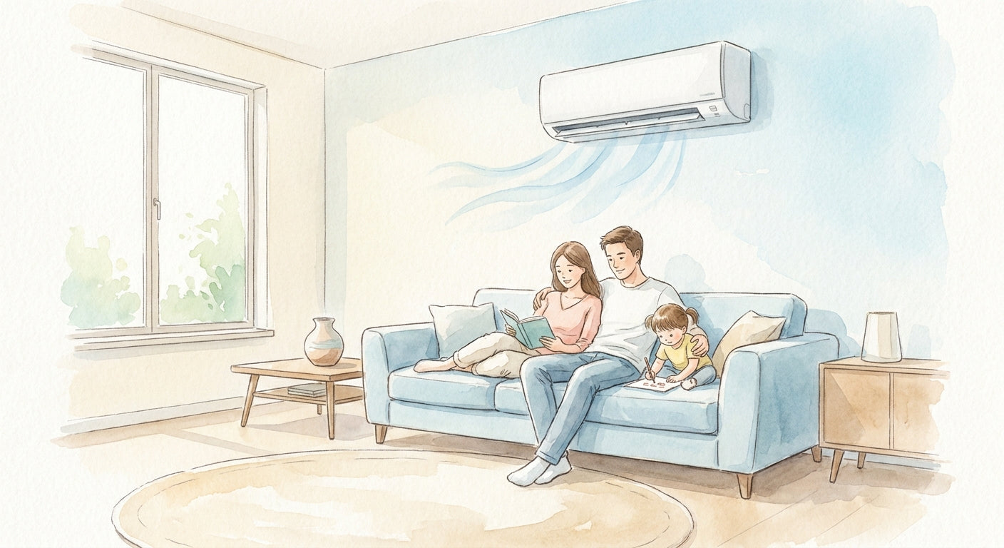 Klimaanlage für 40/50/80 qm Wohnung: Passende Kühlleistung finden