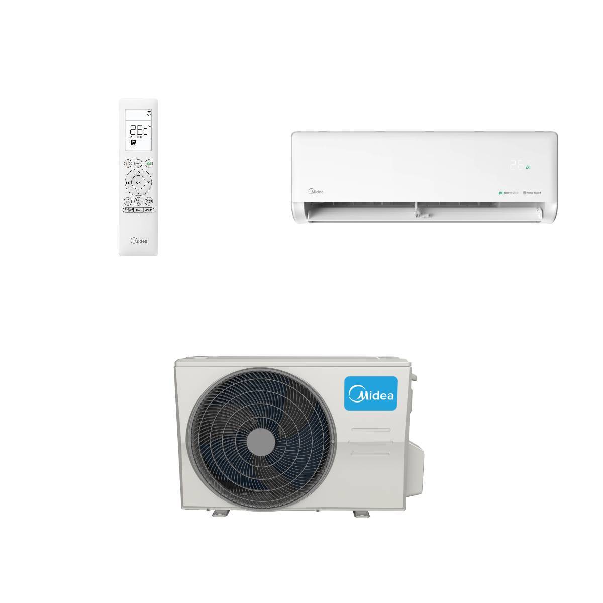 MIDEA Solstice 18 Weiß Split Klimaanlage Set | 5 kW
