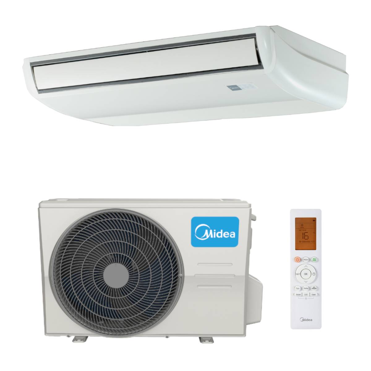 MIDEA Klimaanlage Flex-Truhe Set MUEU2-55HRFNX | 15,2 kW