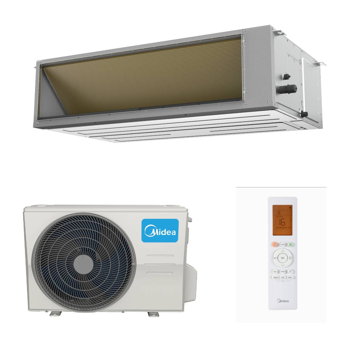 MIDEA Klimaanlage Kanalgeräte Set MTJ-36HWFNX | 10,5 kW