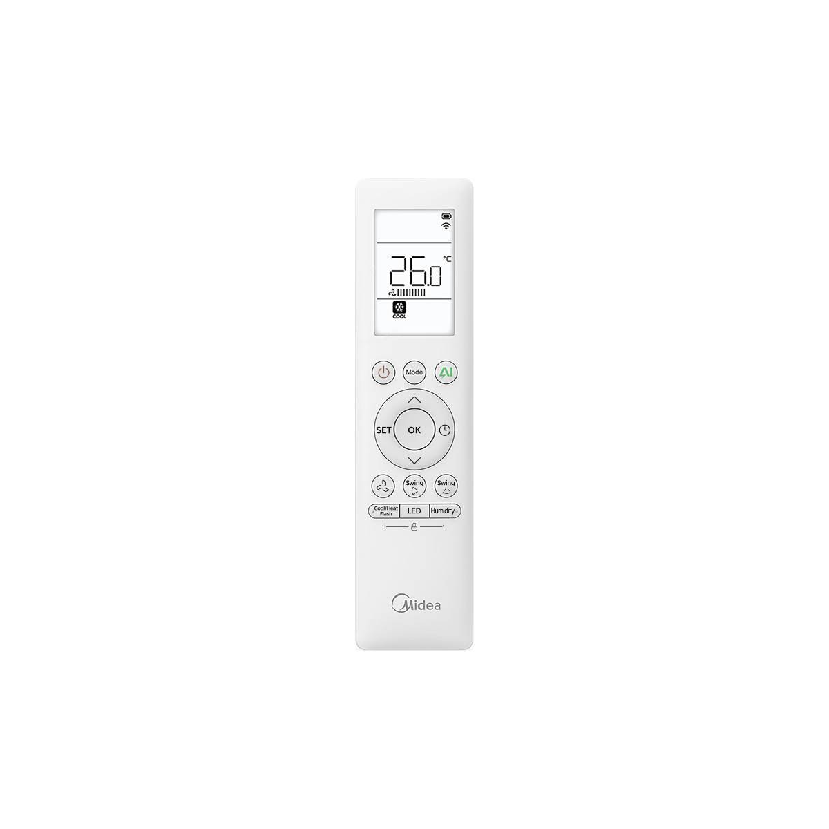 MIDEA Solstice 09/18 Duo Split Klimaanlagen Set Weiß